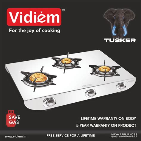 vidiem tusker gas stove 3 burner review
